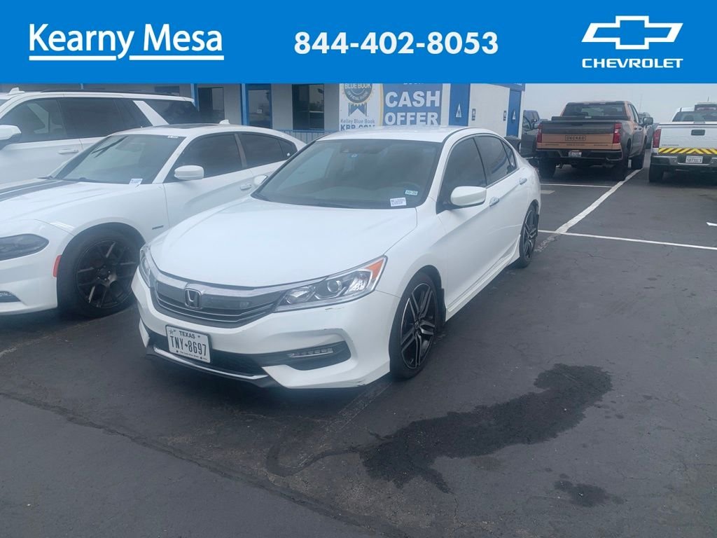 Used 2016 White Orchid Pearl Honda Sport image 1