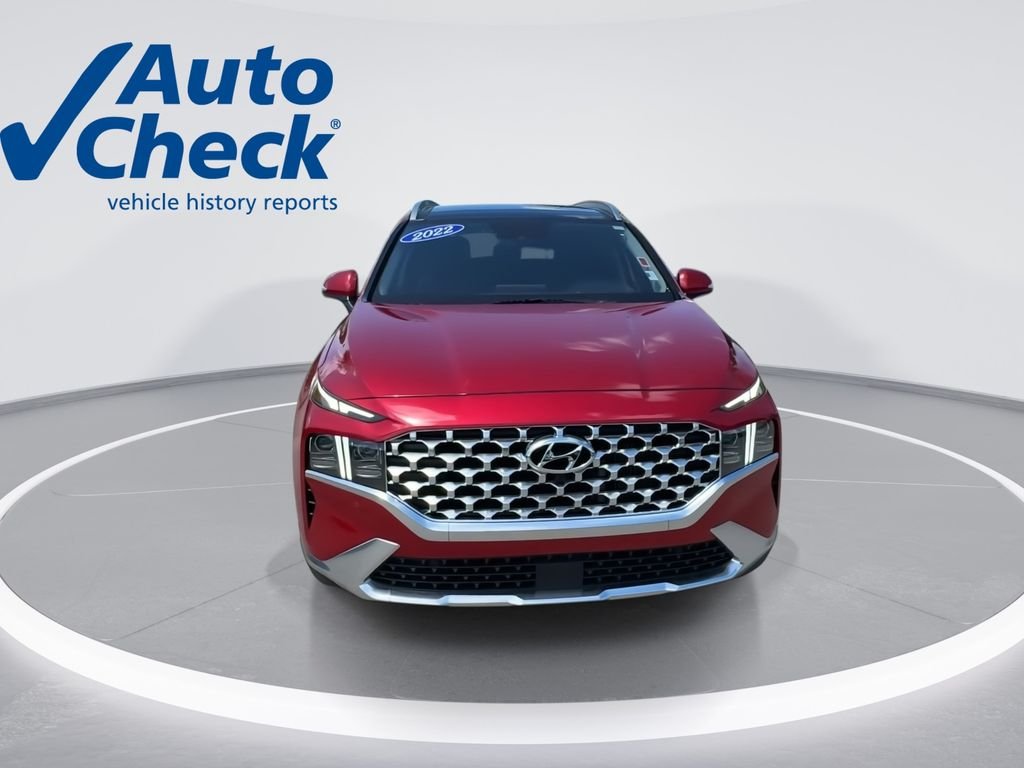 Used 2022 Calypso Red Hyundai Limited image 3