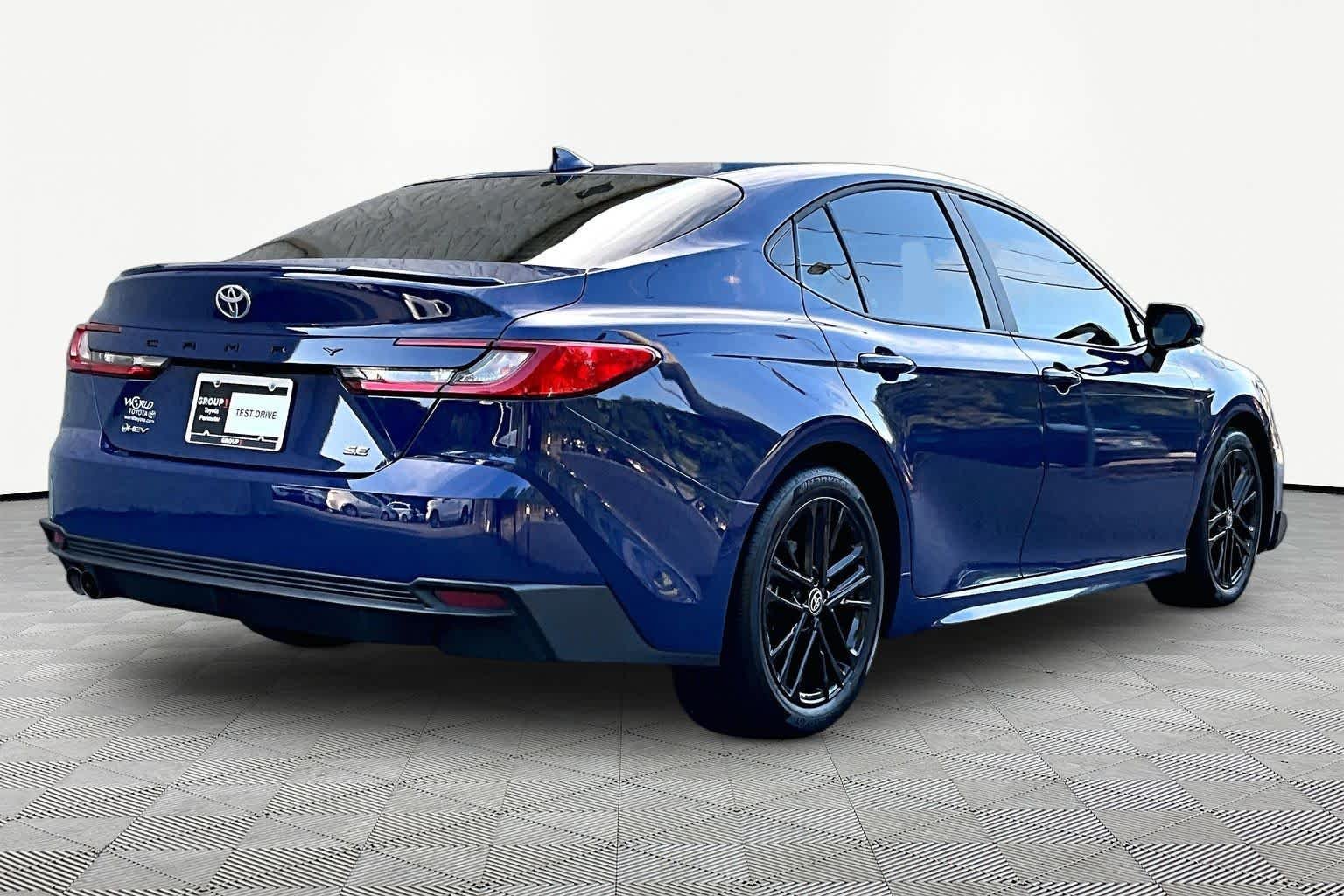 Used 2025 Reservoir Blue Toyota SE image 13