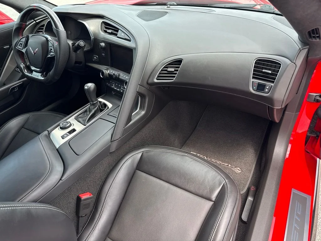Used 2015 Torch Red Chevrolet Stingray Z51 image 14