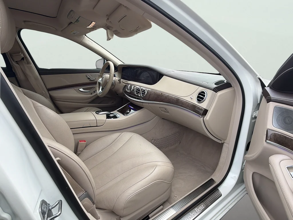 Used 2019 designo Diamond White Mercedes-Benz S 450V image 18