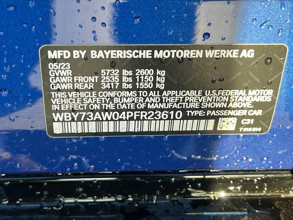 Certified Used 2023 Blue BMW eDrive40 image 17