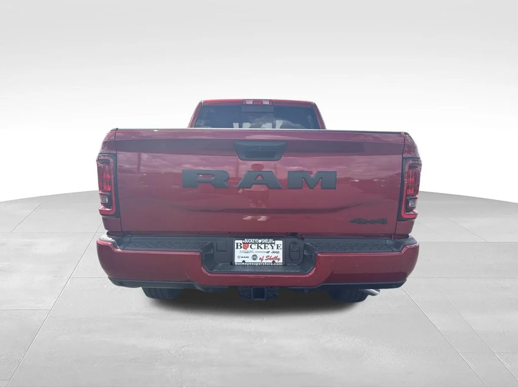 New 2026 Molten Red Pearl-Coat Exterior Paint RAM Black Express image 4