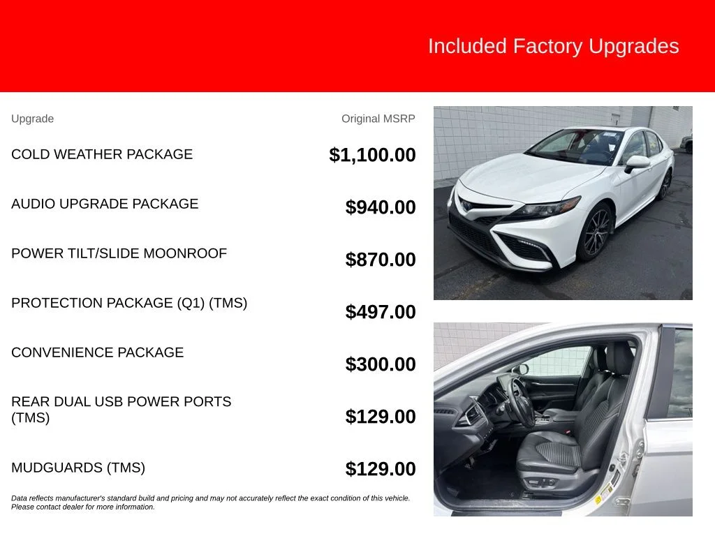 Used 2023 White Toyota SE image 5