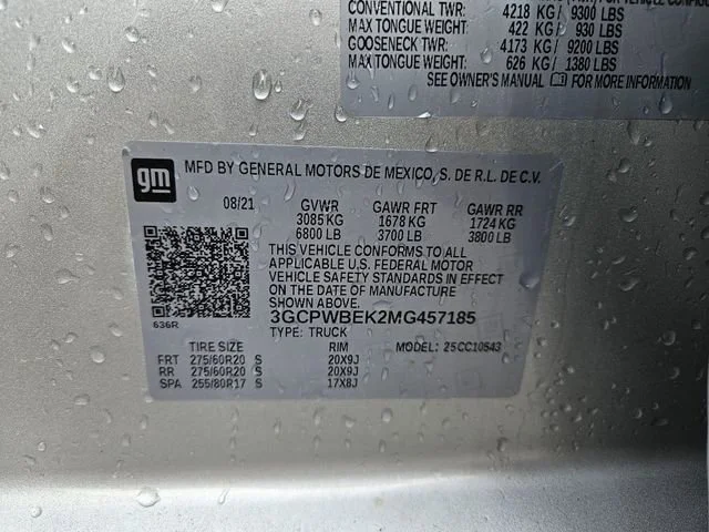 Used 2021 SILVER ICE METALLIC Chevrolet Custom image 29