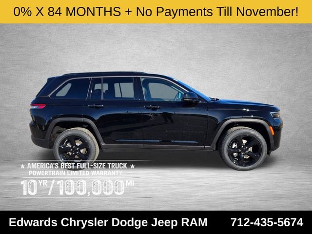 New 2026 Diamond Black Crystal Pearl-Coat Exterior Paint Jeep Limited image 2