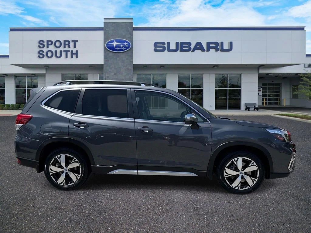 Certified Used 2021 Gray Subaru Touring image 2
