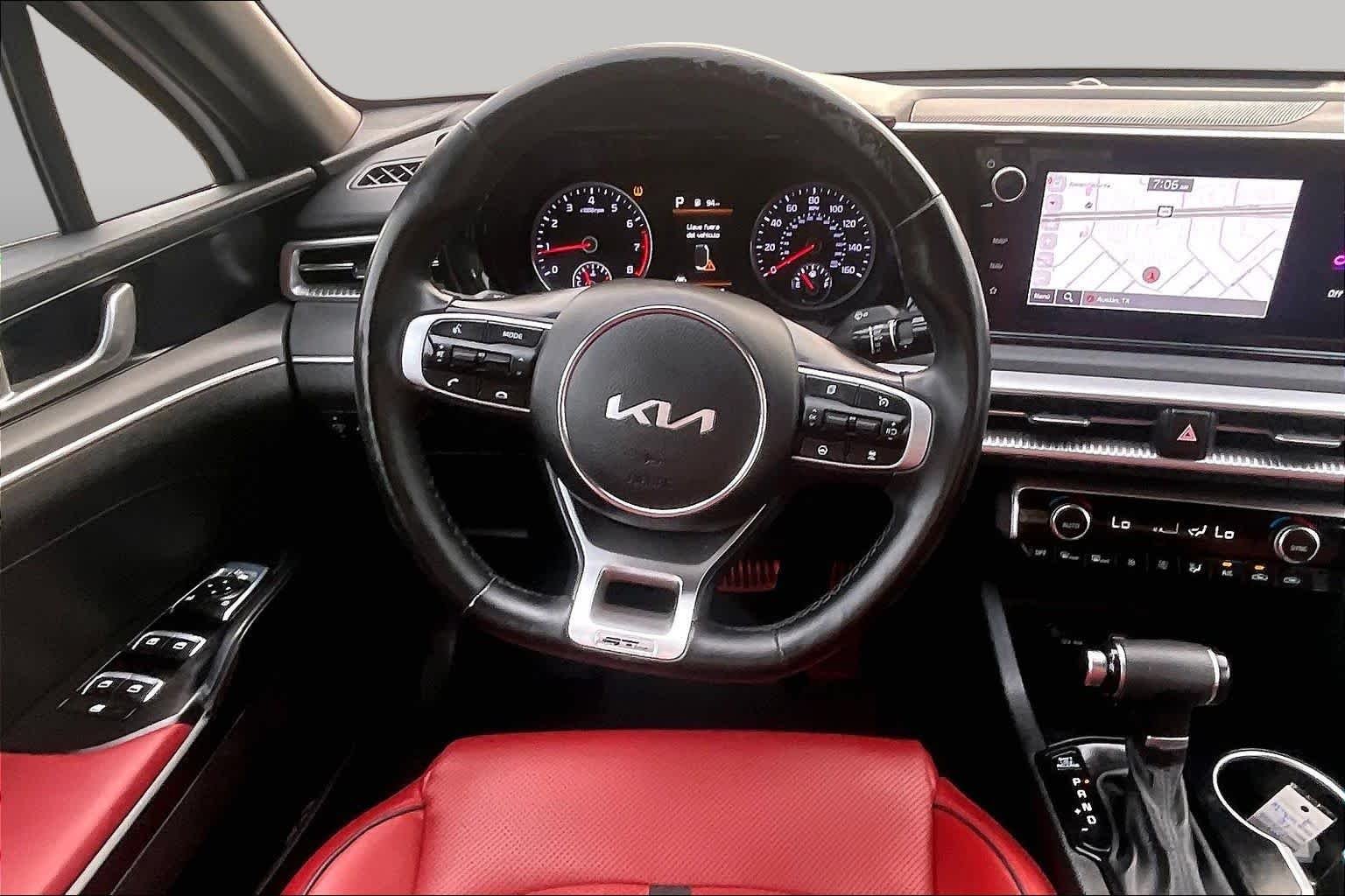 Used 2023 Glacial White Pearl Kia GT-Line image 5