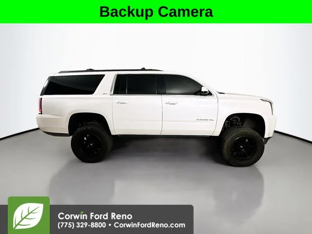 Used 2018 White Frost Tri-Coat GMC SLT image 8