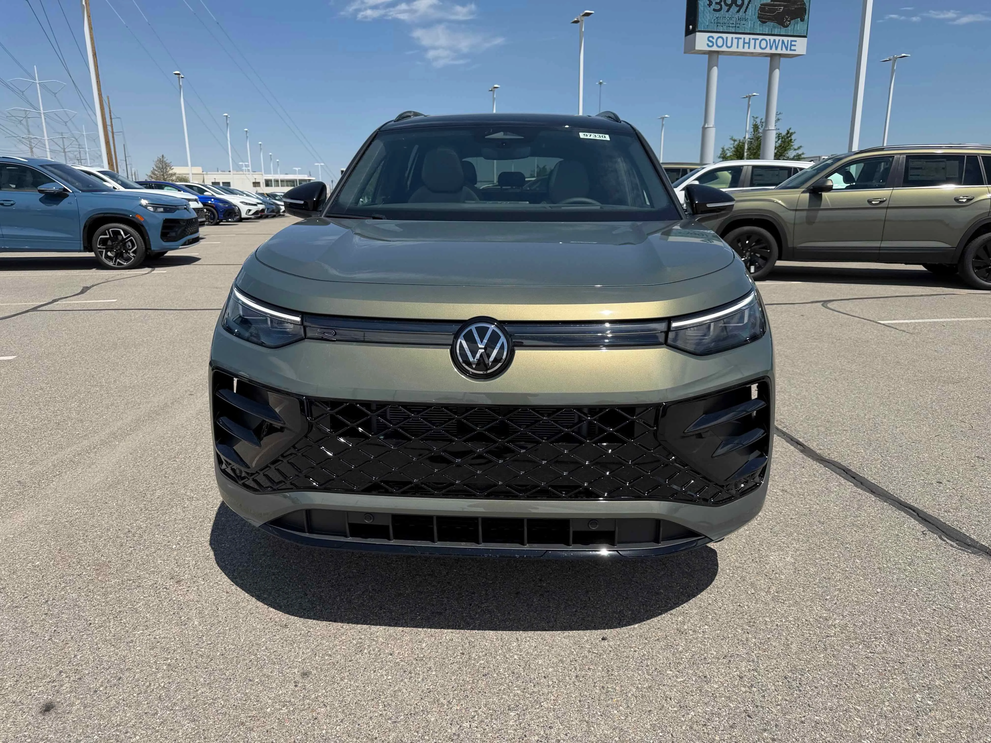 New 2026 Green Volkswagen SE R-Line Black image 10