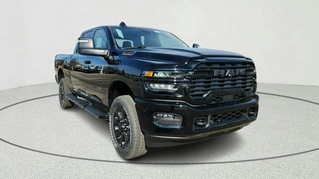 New 2026 Diamond Black Crystal Pearl-Coat Exterior Paint RAM Big Horn image 2