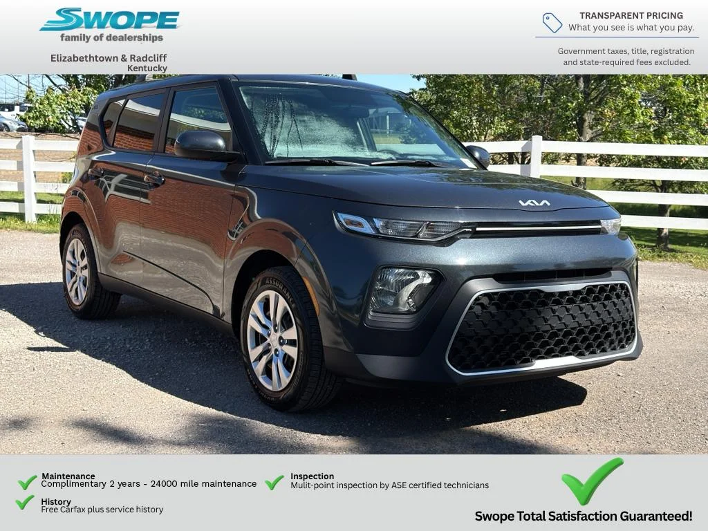 Used 2022 Gravity Gray Kia LX image 1