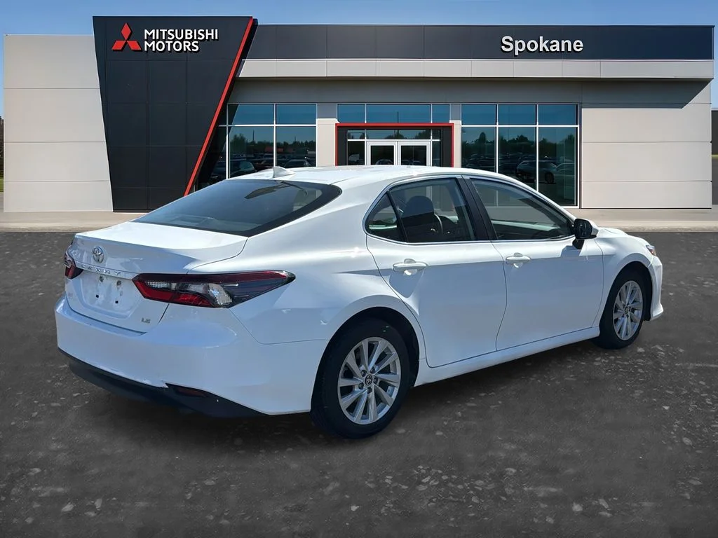 Used 2021 Super White Toyota LE image 7