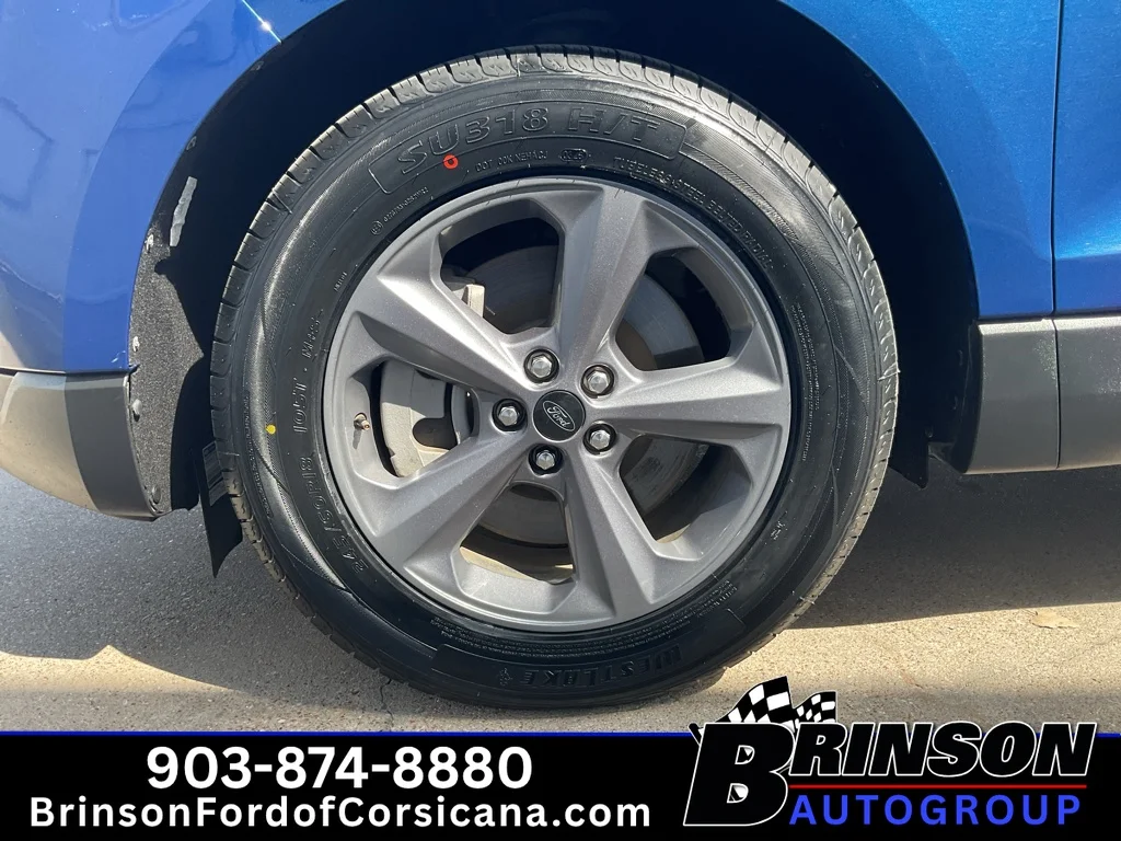 Used 2022 Atlas Blue Metallic Ford SEL image 15