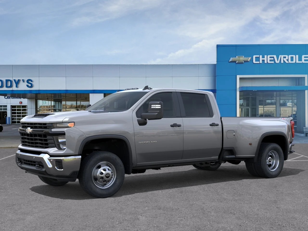 New 2026 Sterling Gray Metallic Chevrolet Work Truck image 2