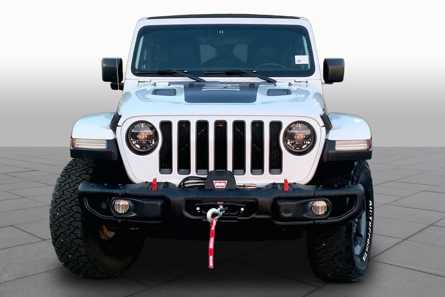 Used 2019 Bright White Clearcoat Jeep Rubicon image 4