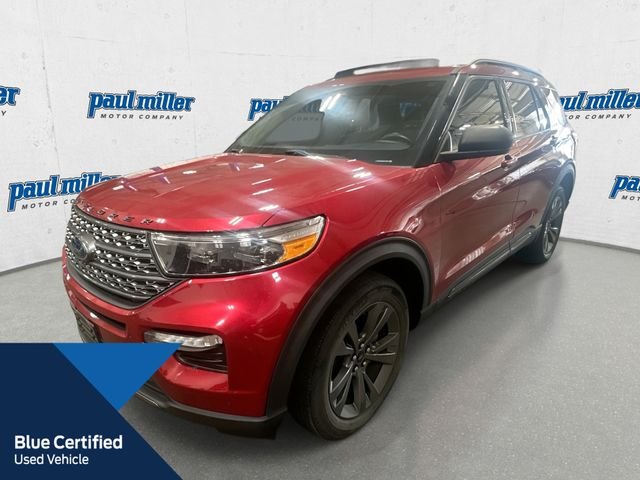 Certified Used 2021 Red Metallic Ford XLT image 1