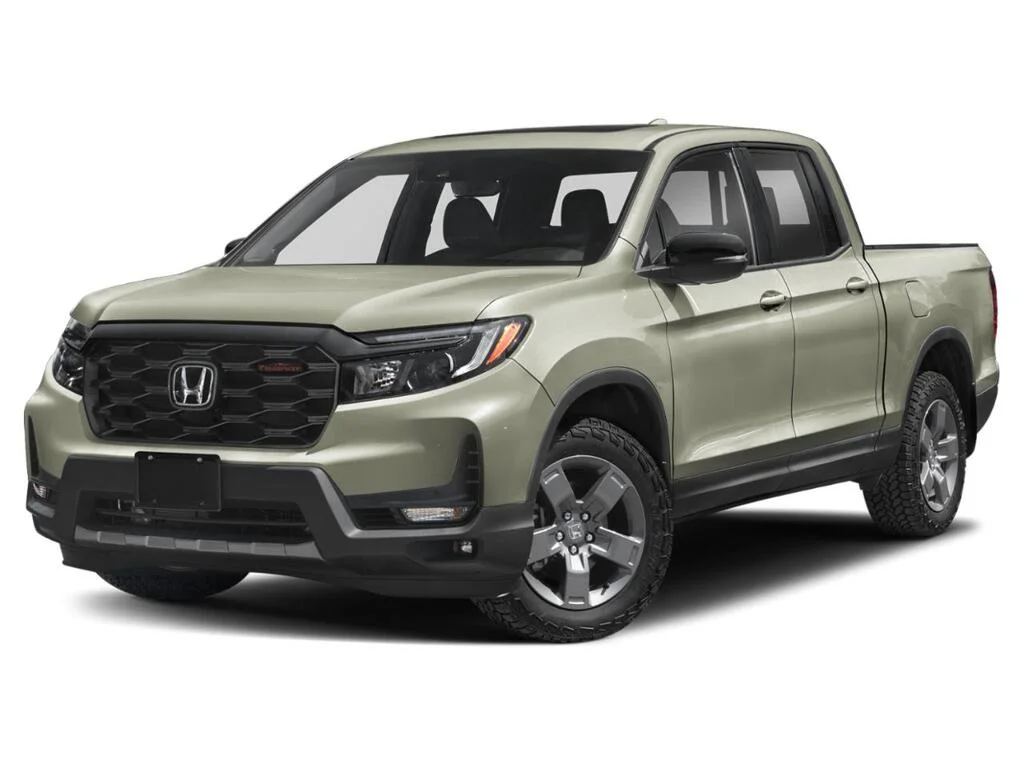 New 2026 Ash Green Metallic Honda Trailsport Off-road ready. On-road brilliant image 1