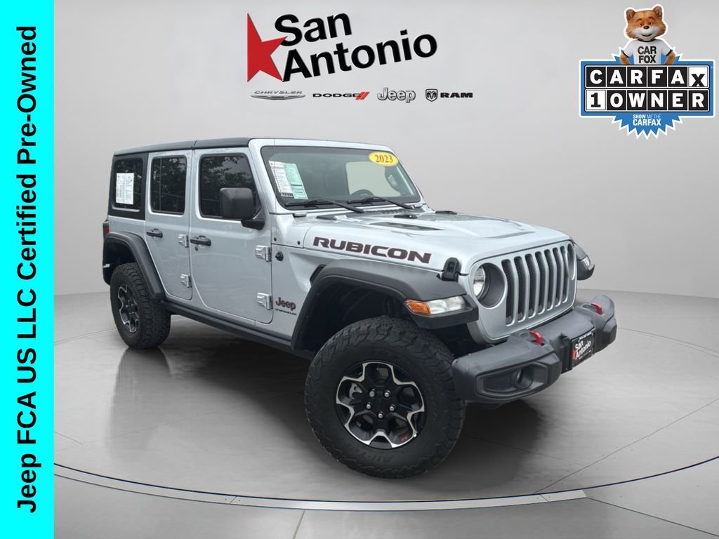 Used 2023 Silver Jeep Rubicon image 1