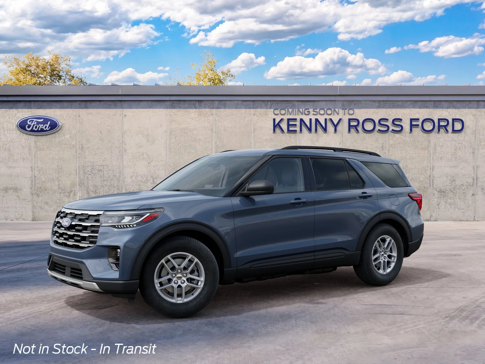 New 2027 Vapor Blue Metallic Ford Active image 1