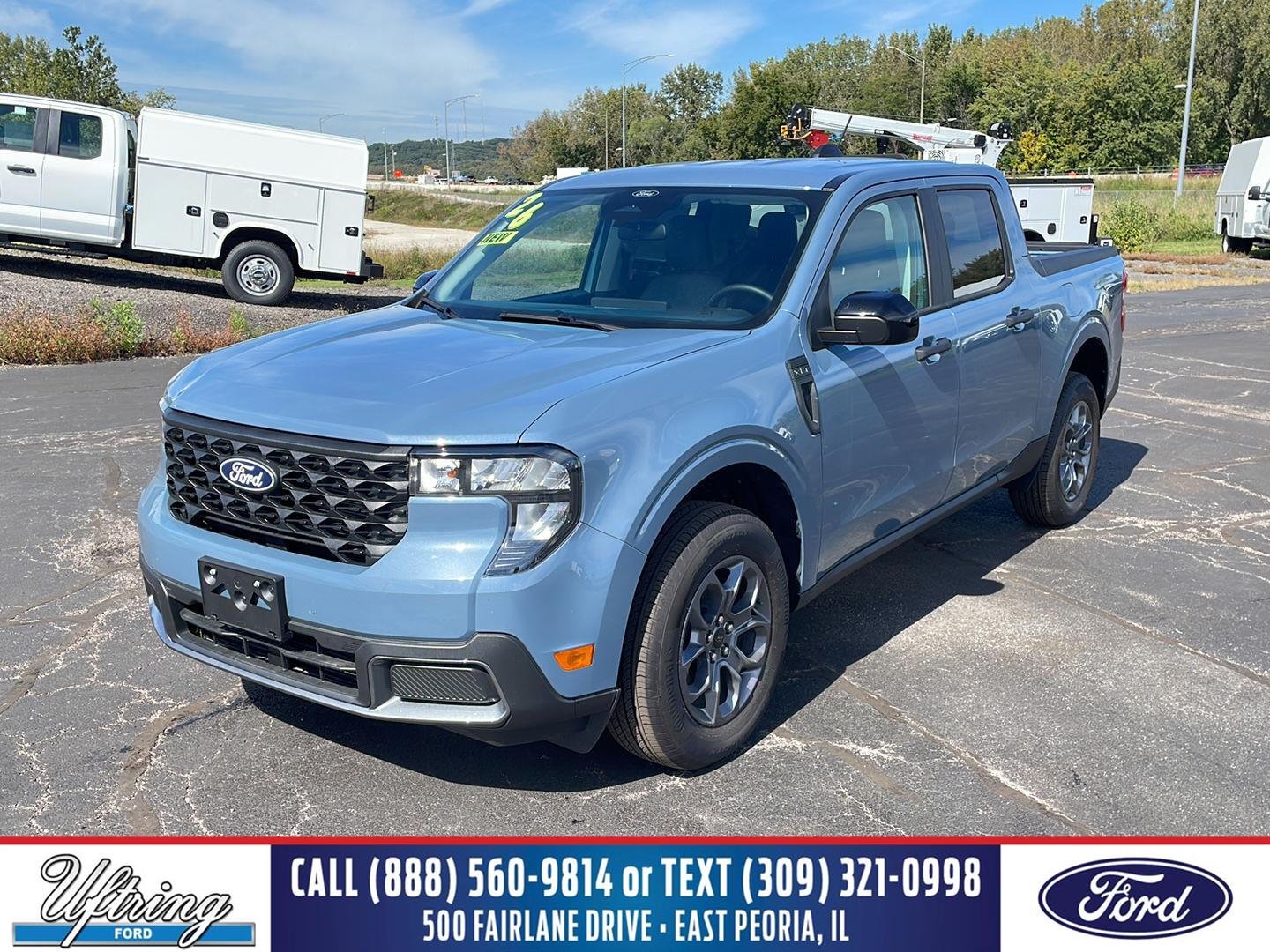 New 2026 Azure Gray Metallic Tri-Coat Ford XLT image 1