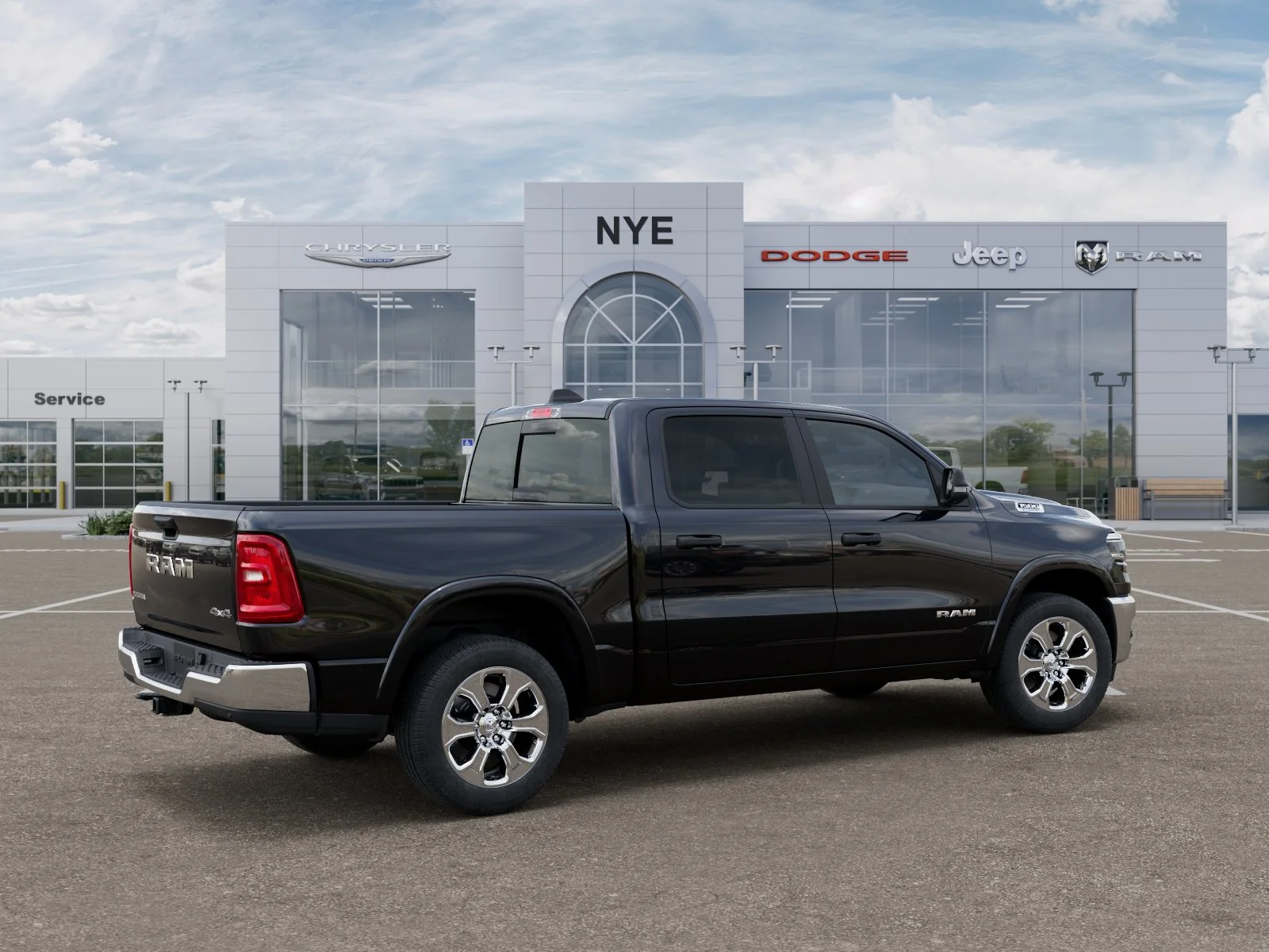 New 2026 Diamond Black Crystal Pearlcoat RAM Big Horn/Lone Star image 30