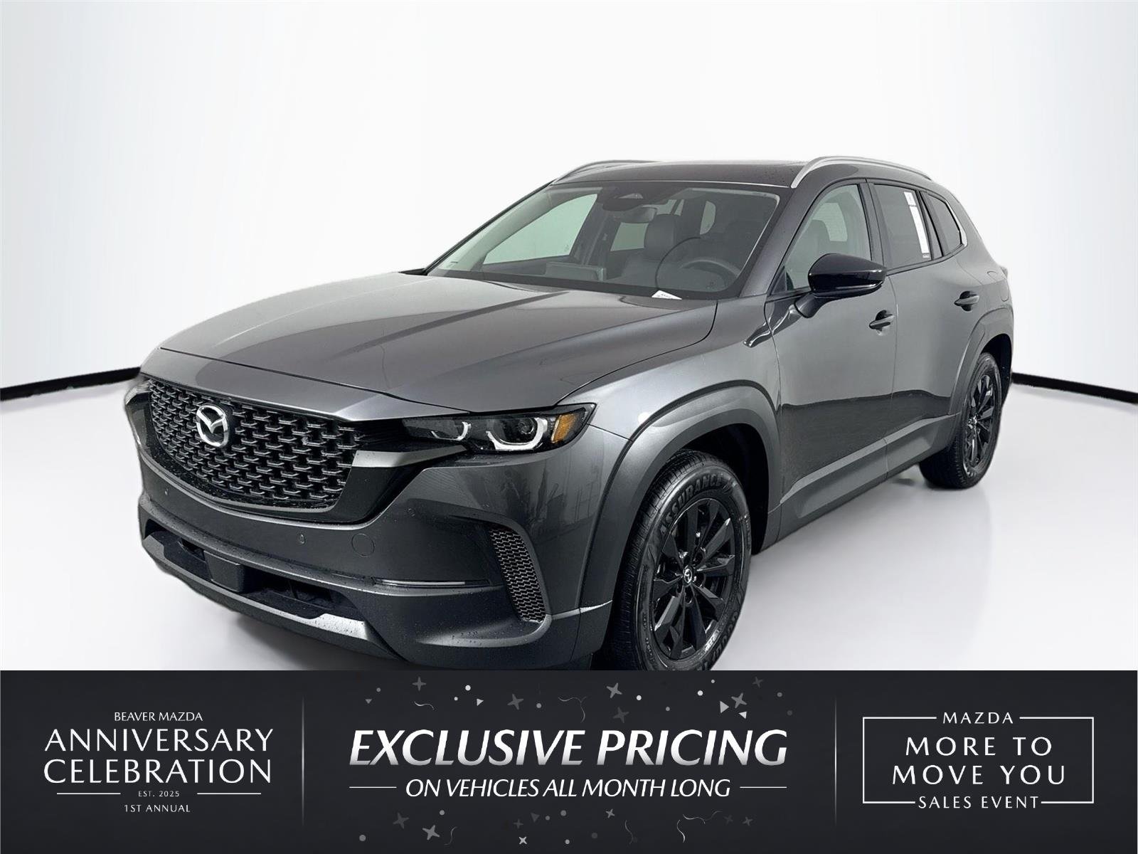 New 2026 Machine Gray Metallic Mazda 2.5 S Preferred AWD image 1