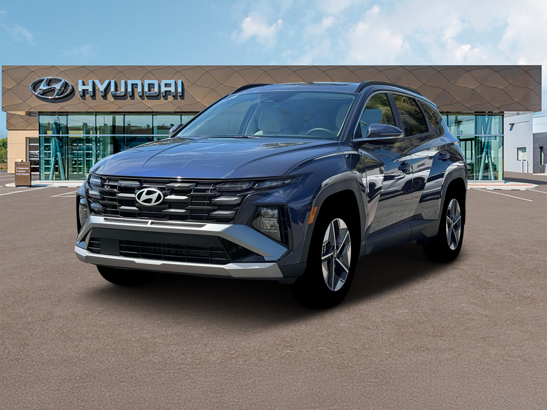 New 2026 Blue Hyundai SEL Premium image 1