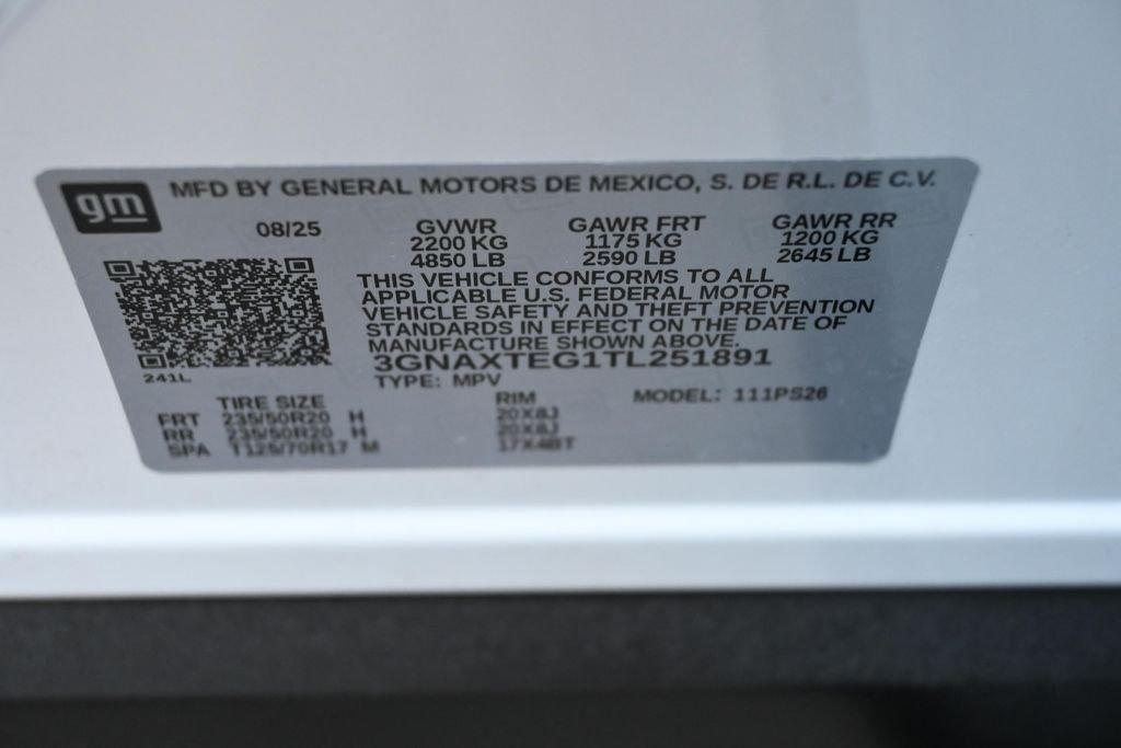 Used 2026 Polar White Chevrolet RS image 39