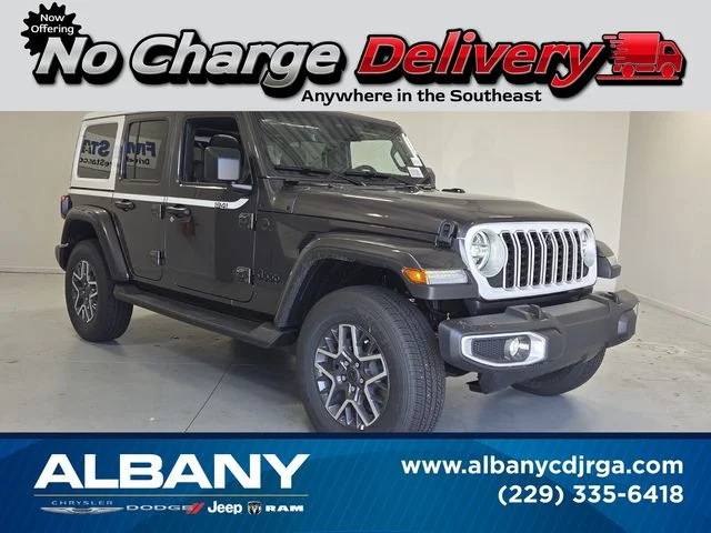 New 2026 Granite Crystal Metallic Clear-Coat Exterior Paint Jeep Sahara image 1