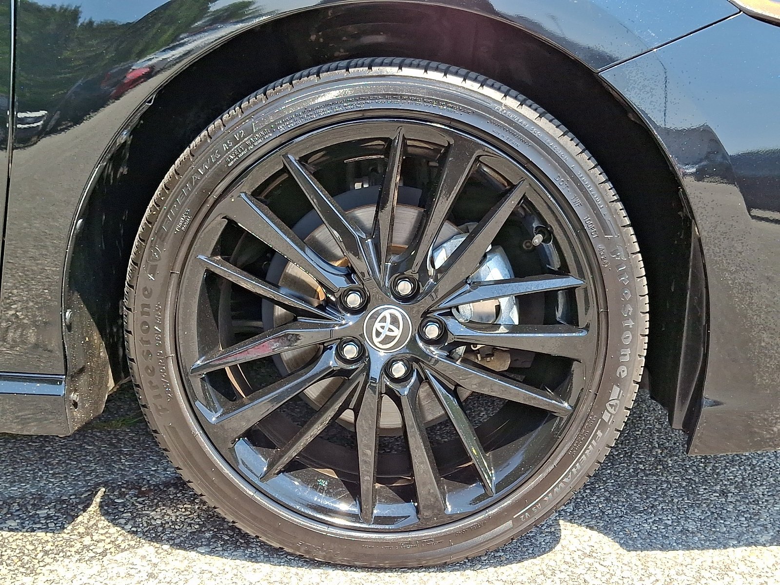 Used 2024 Midnight Black Metallic   218 Toyota XSE image 7