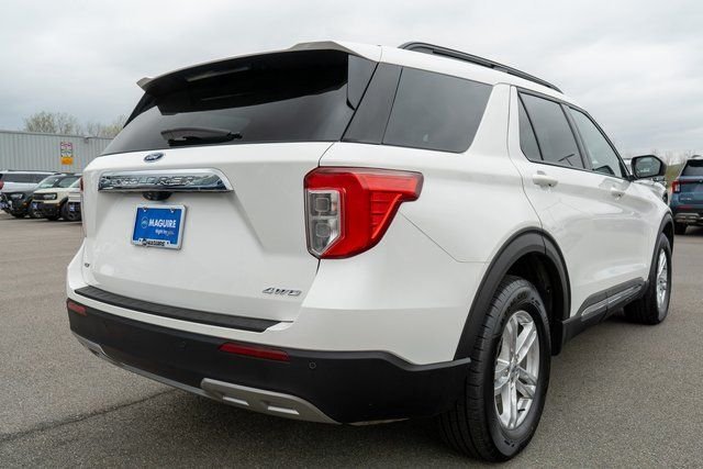 Used 2022 White Metallic Ford XLT image 6