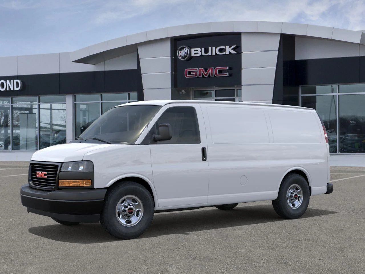 New 2026 Summit White GMC Work Van image 2