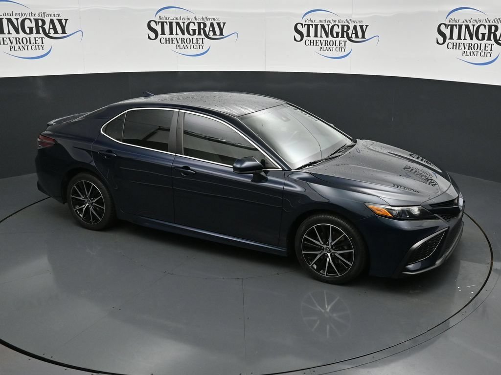 Used 2021 Blue Toyota SE image 18