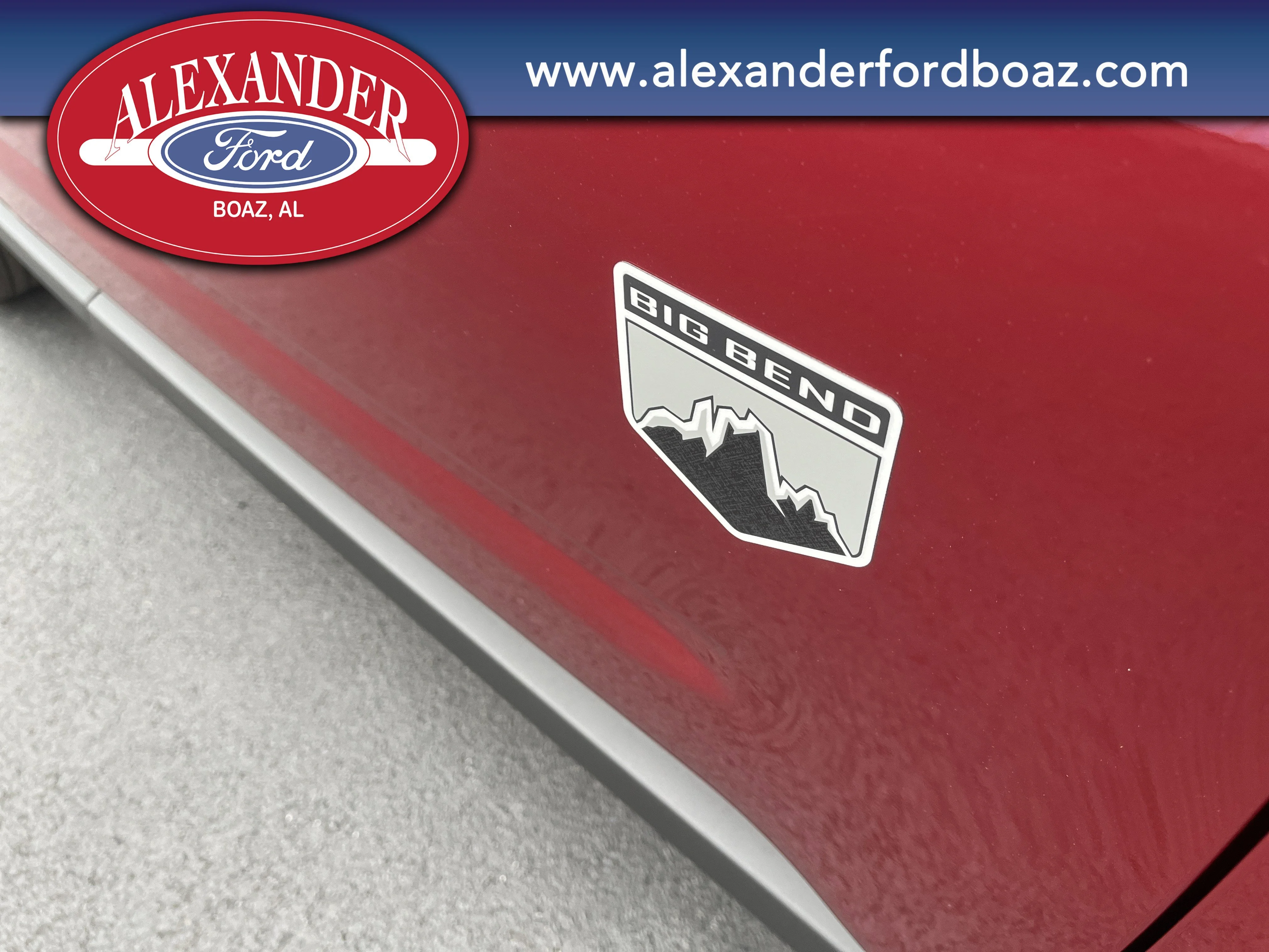 New 2025 Ruby Red Metallic Tinted Clearcoat Ford Big Bend® image 7