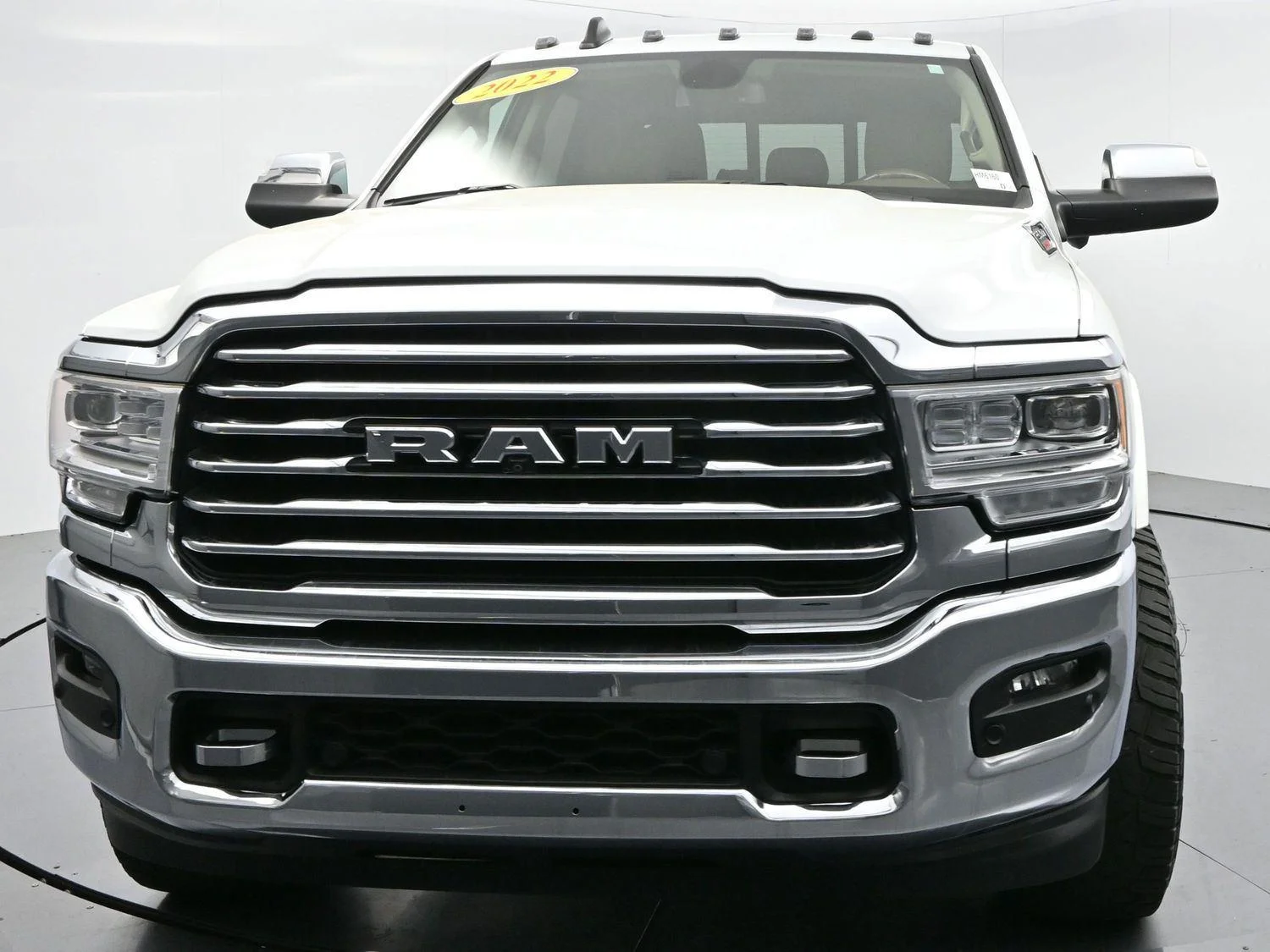 Used 2022 Bright White Clearcoat Ram Longhorn image 2