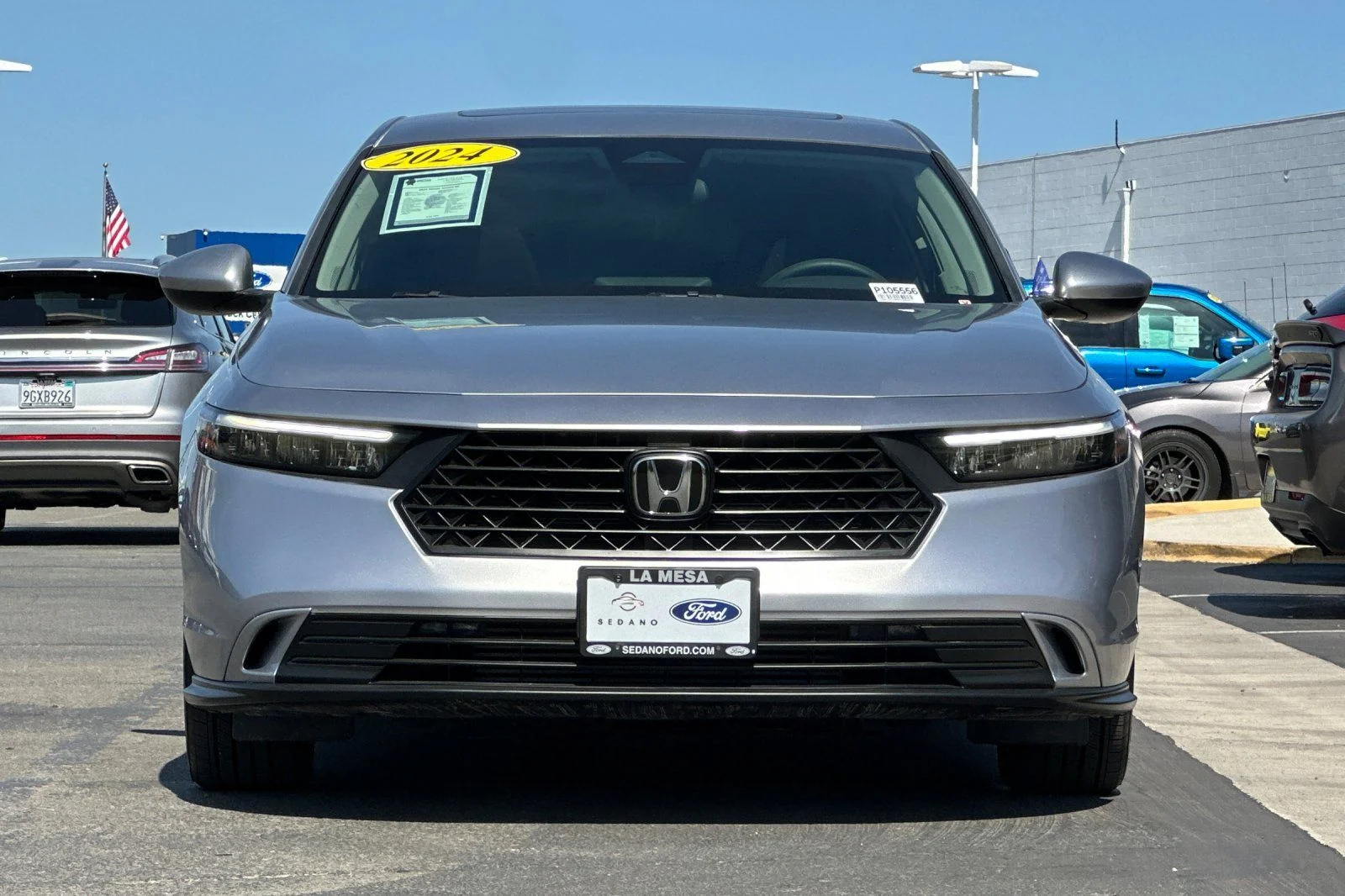Certified Used 2024 Platinum White Pearl Honda EX image 8