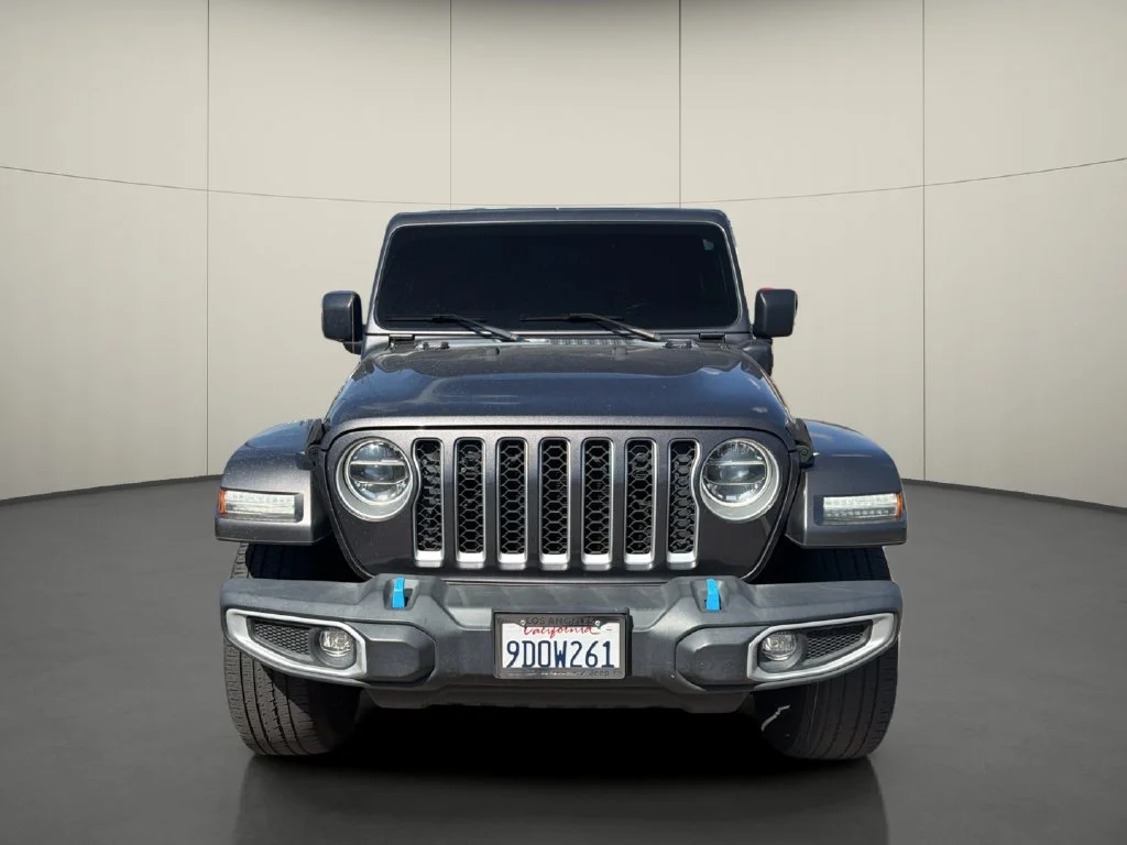 Used 2022 Gray Jeep Unlimited Sahara 4xe image 2