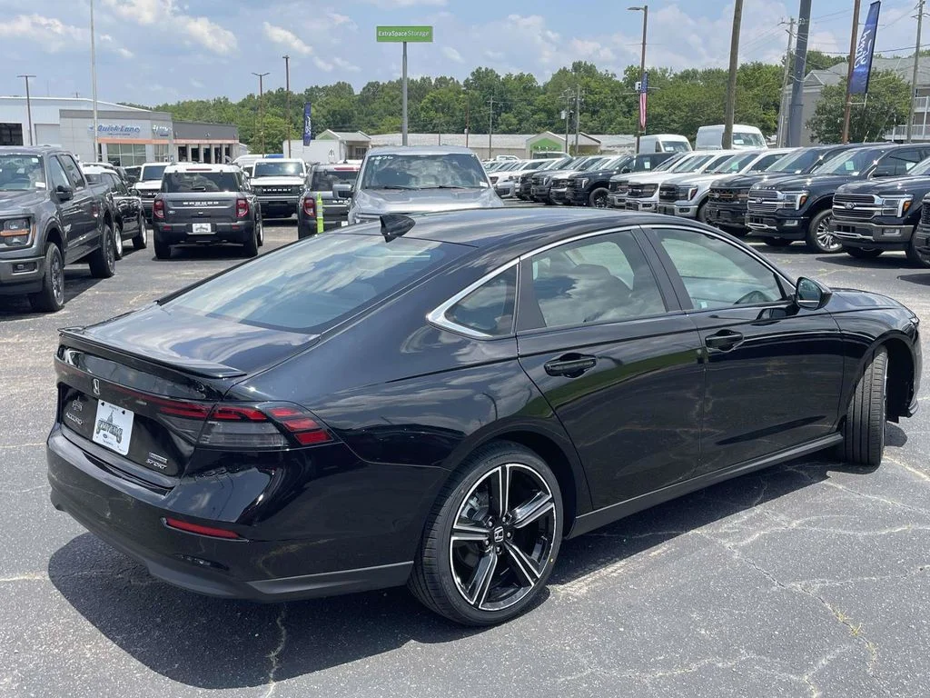 Certified Used 2025 Black Honda Sport image 3