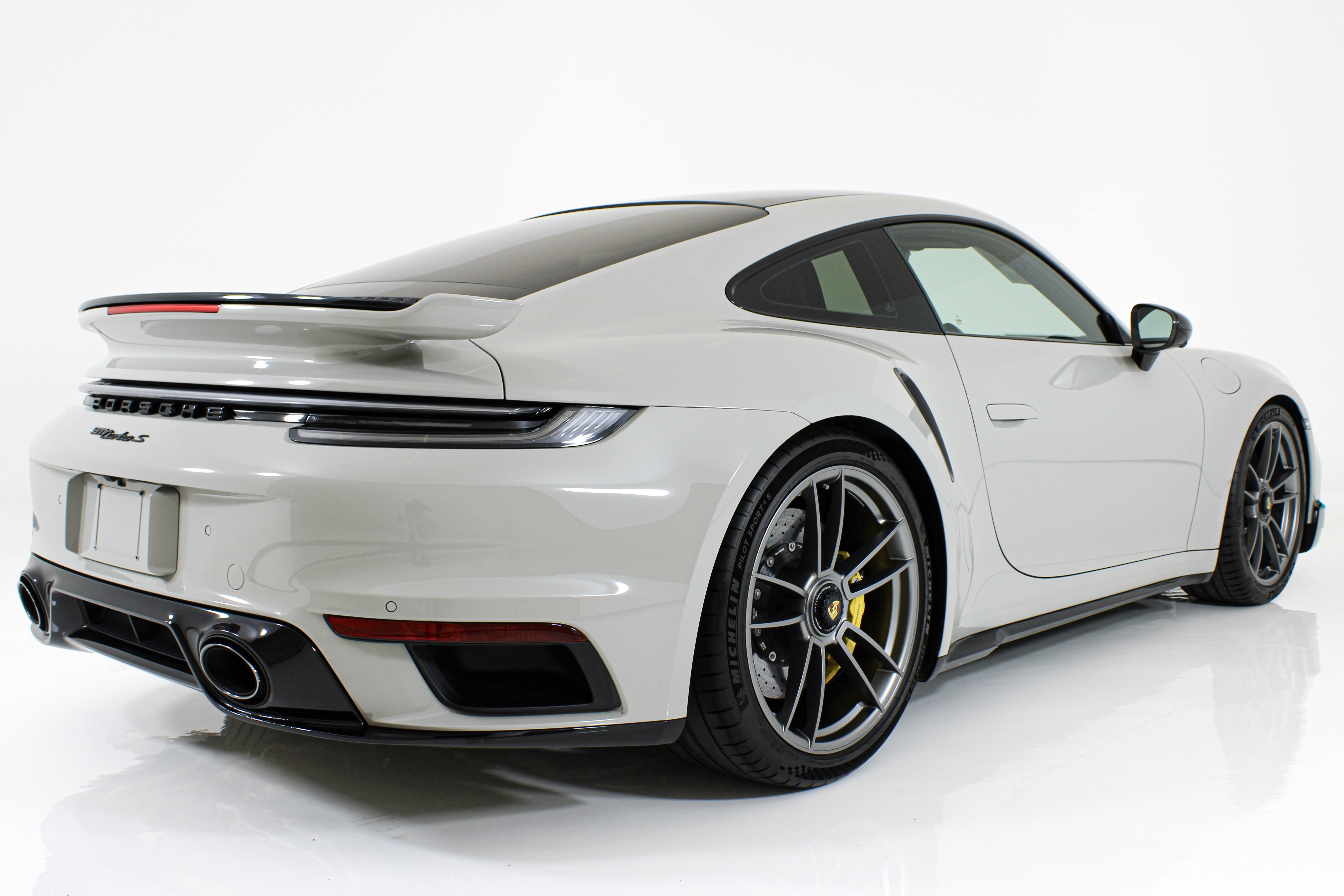 Used 2022 Chalk Porsche Turbo S Coupe image 5