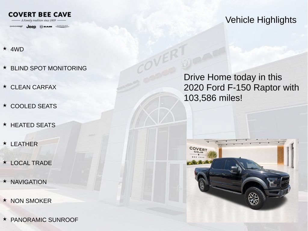 Used 2020 Black Ford Raptor image 5