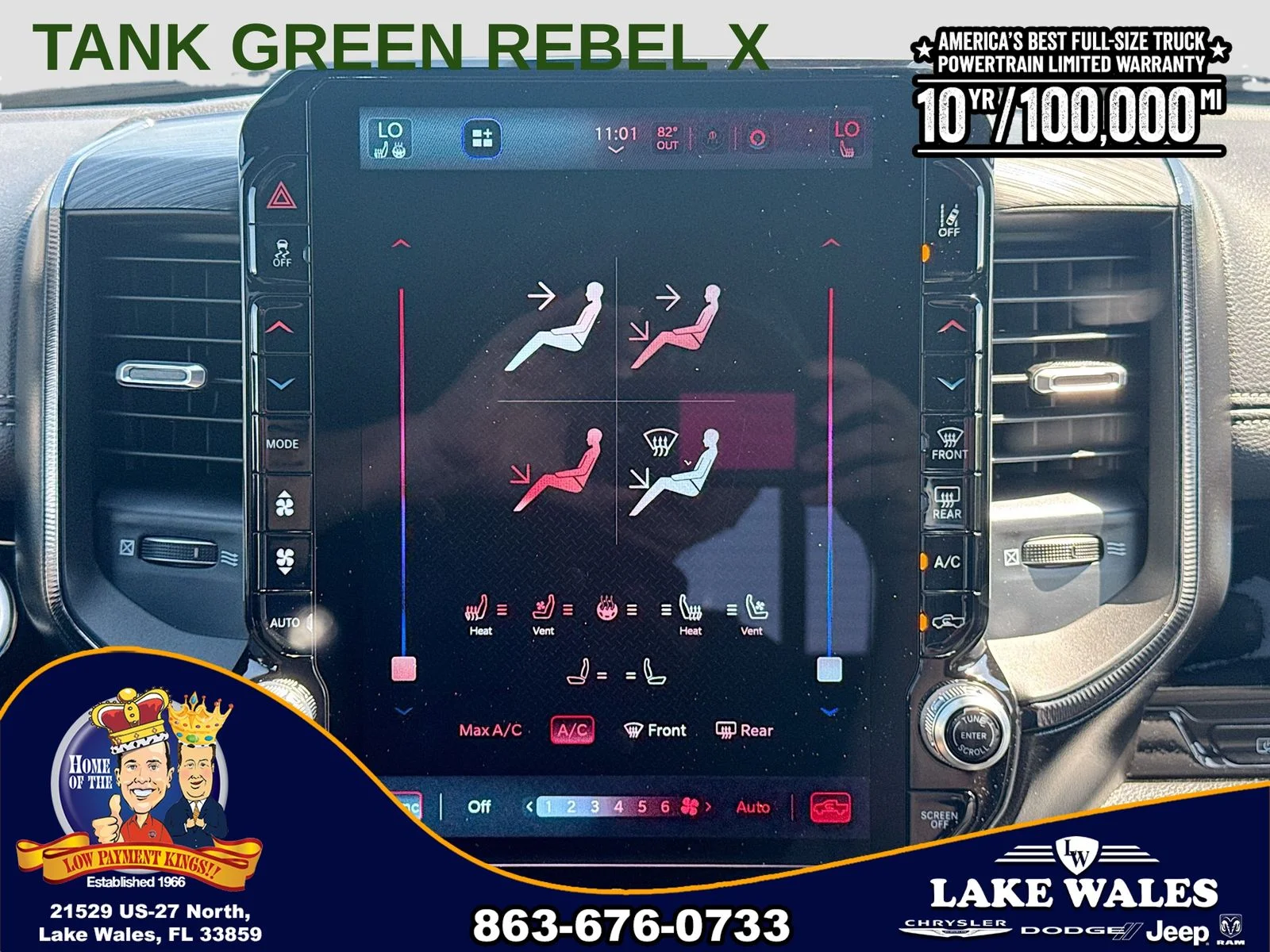 New 2026 Tank Exterior Paint RAM REBEL image 15