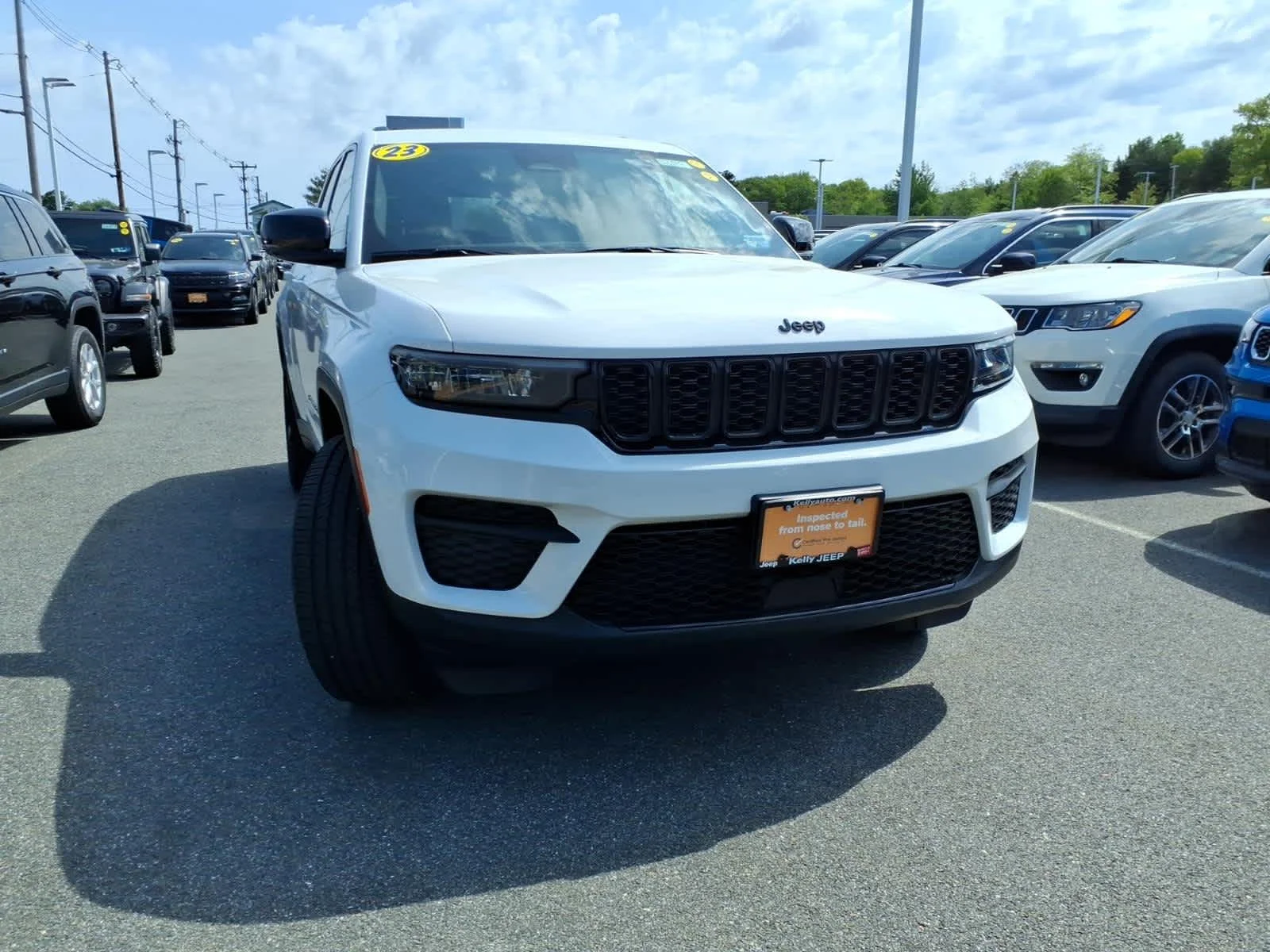 Certified Used 2023 Bright White Clearcoat Jeep Altitude image 4