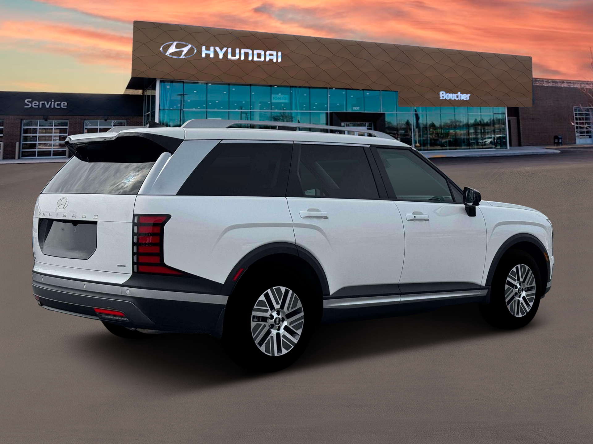 New 2026 Creamy White Pearl Hyundai SEL 7P image 8