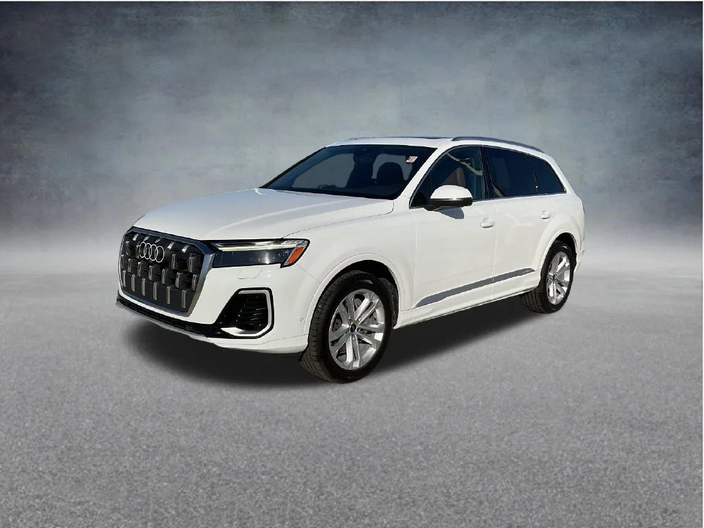 Used 2025 White Audi 55 Premium Plus image 3