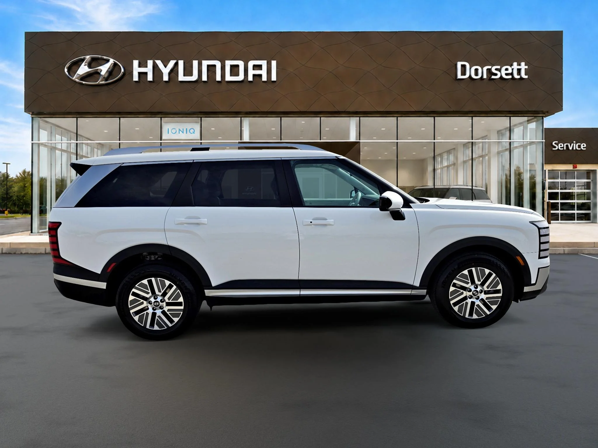 New 2027 Creamy White Pearl Hyundai SEL 7P image 5
