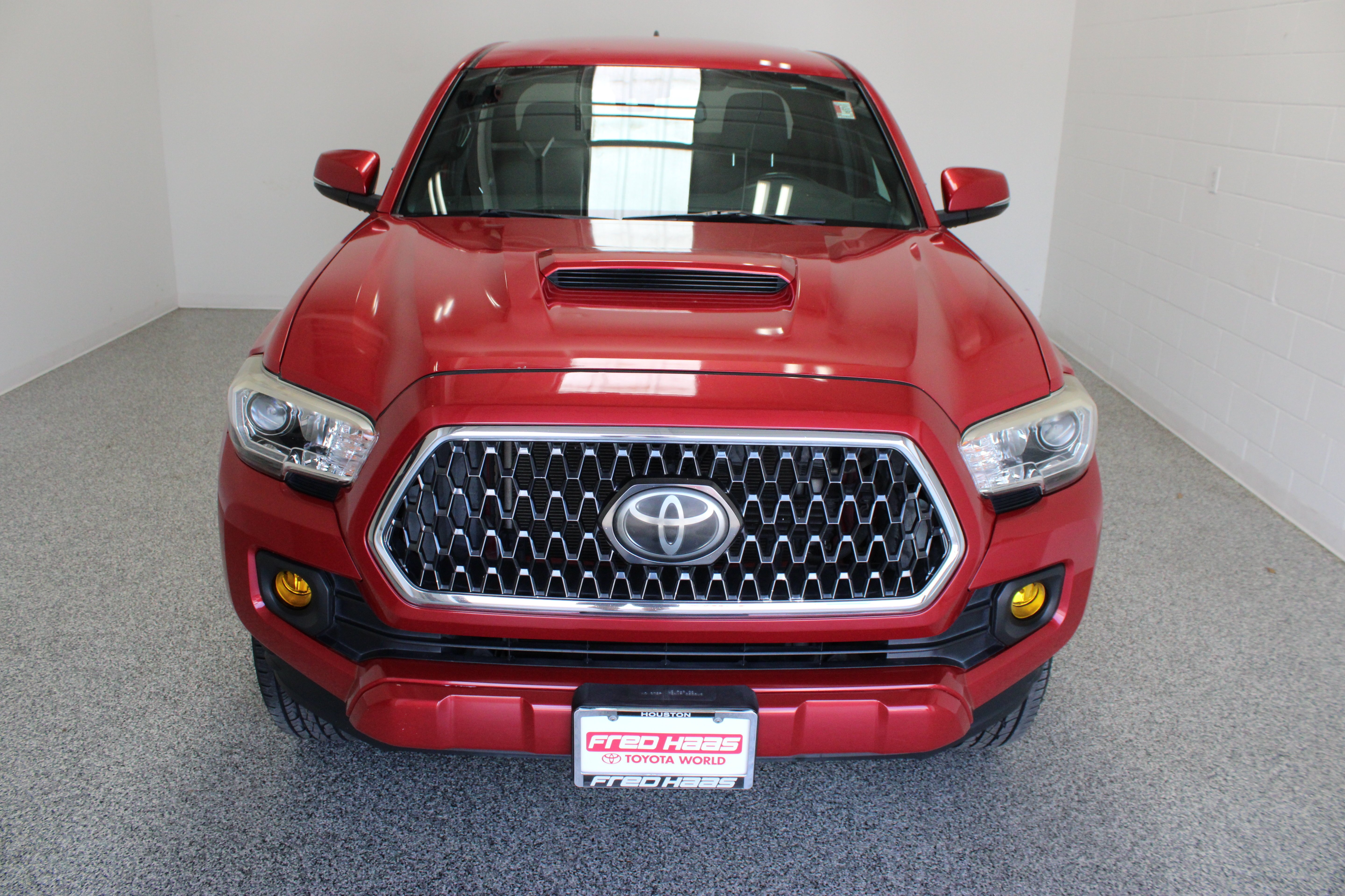 Used 2019 red Toyota TRD Sport image 3
