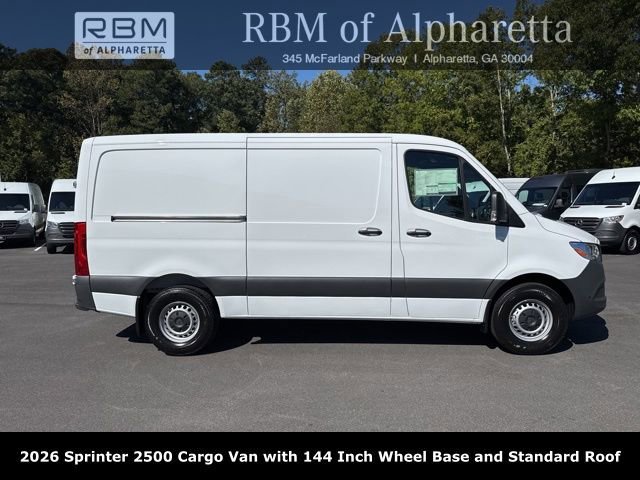 New 2026 Arctic White Mercedes-Benz 2500 with 144 Wheel Base Standard Roof image 2