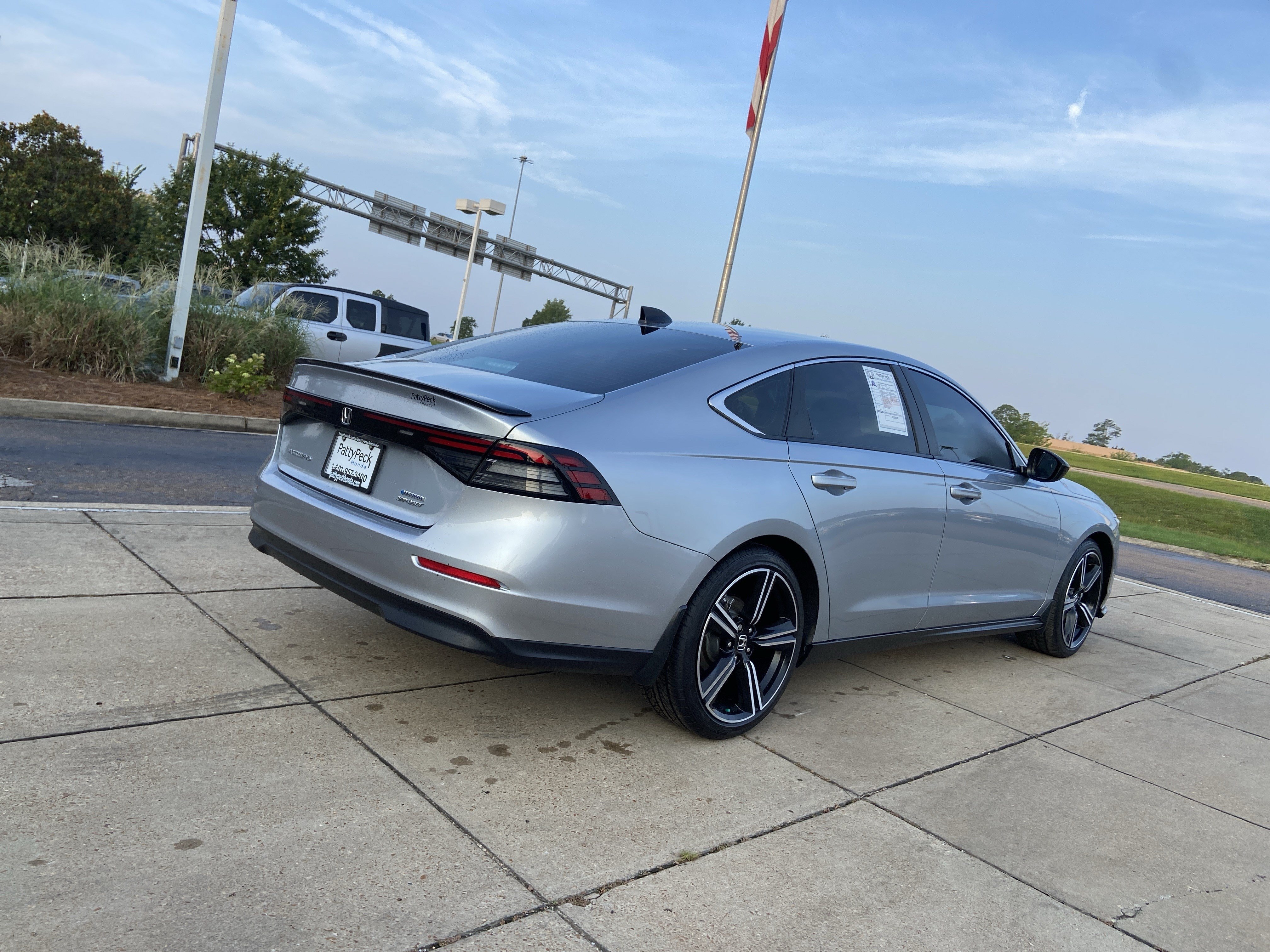 Used 2024 Solar Silver Metallic Honda Sport image 11