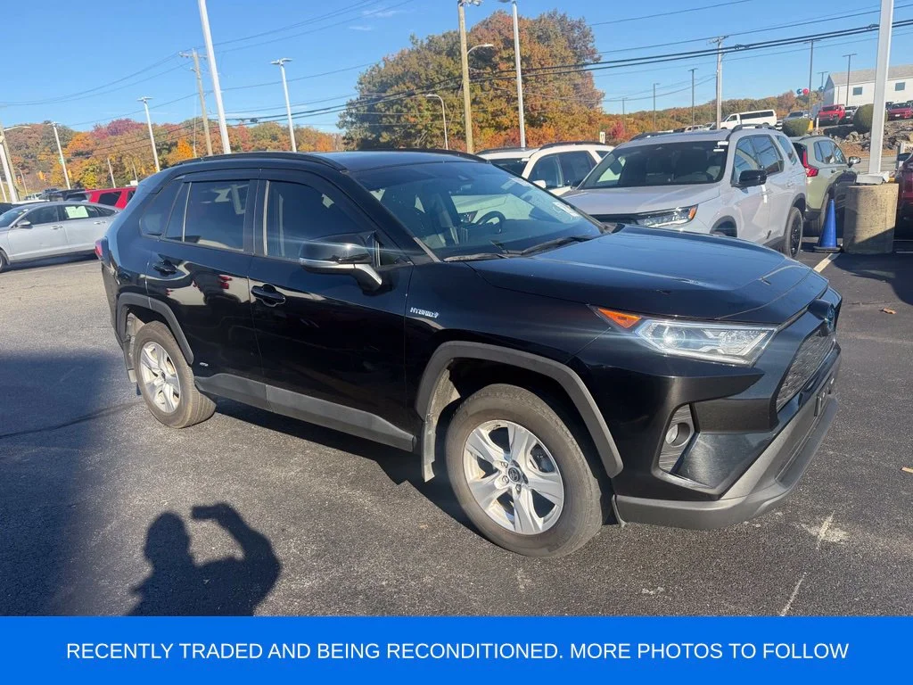 Used 2021 Midnight Black Metallic Toyota XLE image 1